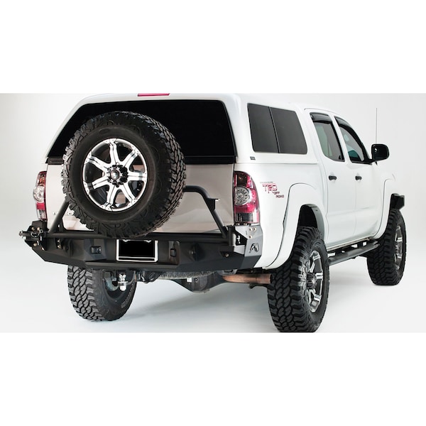 Fab Fours 16-C TACOMA REAR BUMPER MATTE BLACK TT16-W3651-1 - main